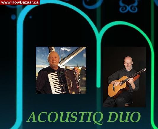 HIRE ACOUSTIQ DUO FOR YOUR NEXT SPECIAL OCCASION